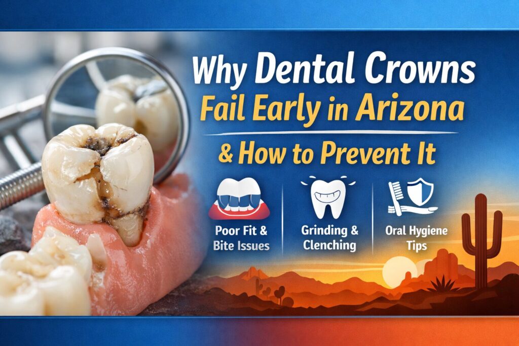 Why Dental Crowns Fail Early in Arizona
