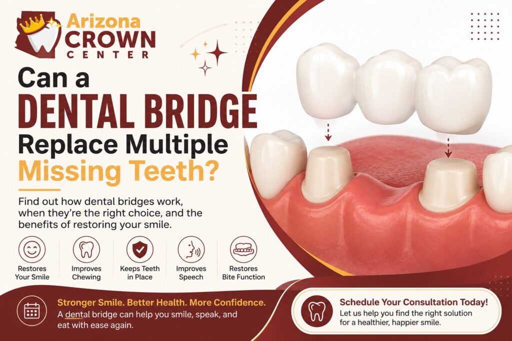 Can a Dental Bridge Replace Multiple Missing Teeth