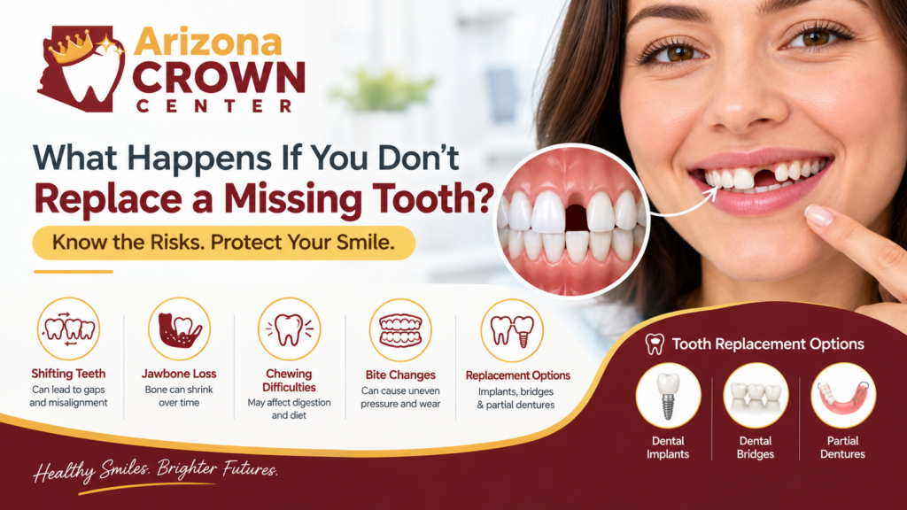 What happens if you don't replace a missing tooth